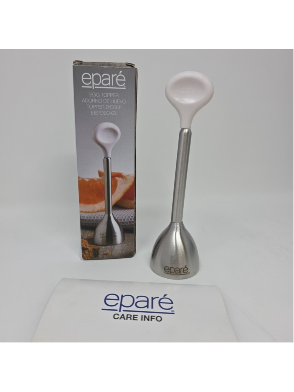 Epare Egg Topper Cracker For Soft Boiled Eggs Stainless Steel TOPPER ONLY